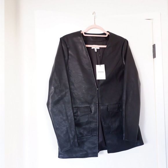 LNA EROS FAUX LEATHER JACKET NWT - Picture 8 of 9